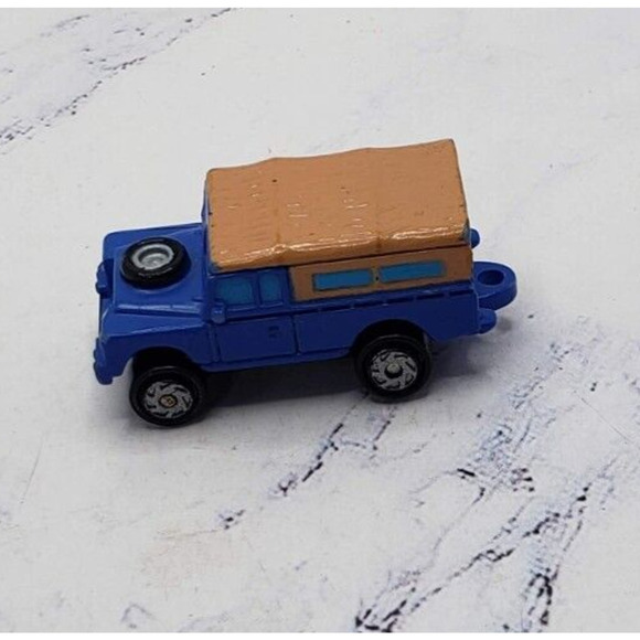 Micro Machines Vintage 1987 Land Rover Blue - Picture 1 of 7
